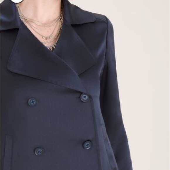 Petite Double-Breasted Washer Jacket - Picture 3 of 11